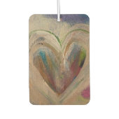 Original Art With Love Quote Car Air Freshener Autolufterfrischer (Vorderseite)