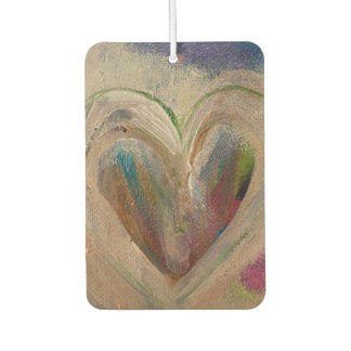 Original Art With Love Quote Car Air Freshener  Autolufterfrischer