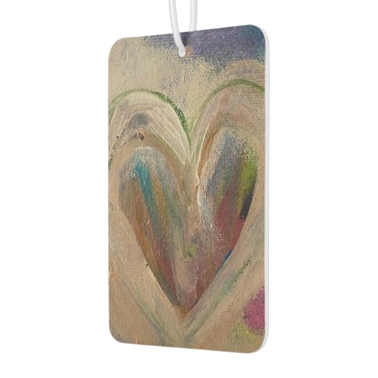 Original Art With Love Quote Car Air Freshener Autolufterfrischer (Links)