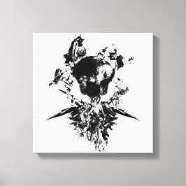 Original Art Work #3 Schwarzweiß Leinwanddruck