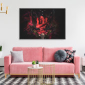 Original art work #4 "devil" leinwanddruck (Insitu (Wohnzimmer))