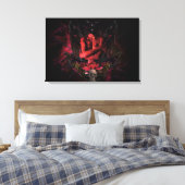 Original art work #4 "devil" leinwanddruck (Insitu (Schlafzimmer))