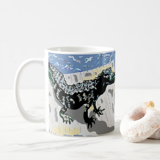 Original Art Work/Prints von Sarr Kaffeetasse (Mit Donut)