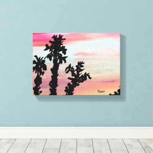 Original Art Work/Prints von Sarr Leinwanddruck (Insitu (Holzboden))