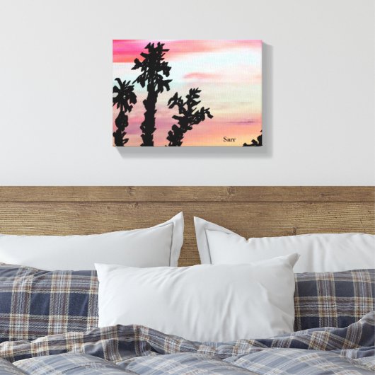 Original Art Work/Prints von Sarr Leinwanddruck (Insitu (Schlafzimmer))