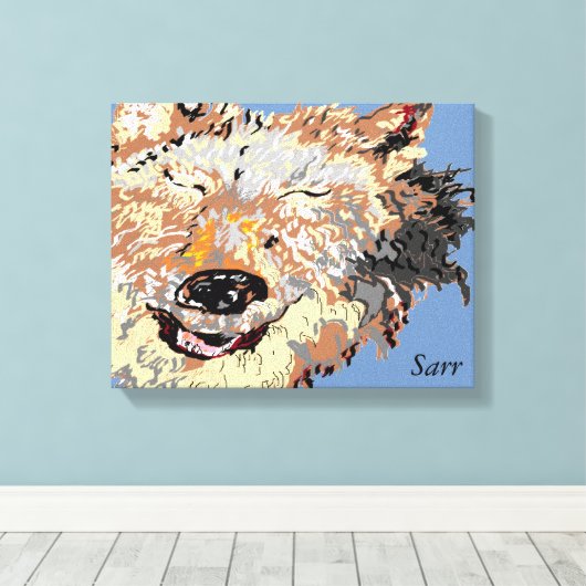 Original Art Work/Prints von Sarr Leinwanddruck (Insitu (Holzboden))