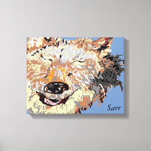 Original Art Work/Prints von Sarr Leinwanddruck (Vorderseite)