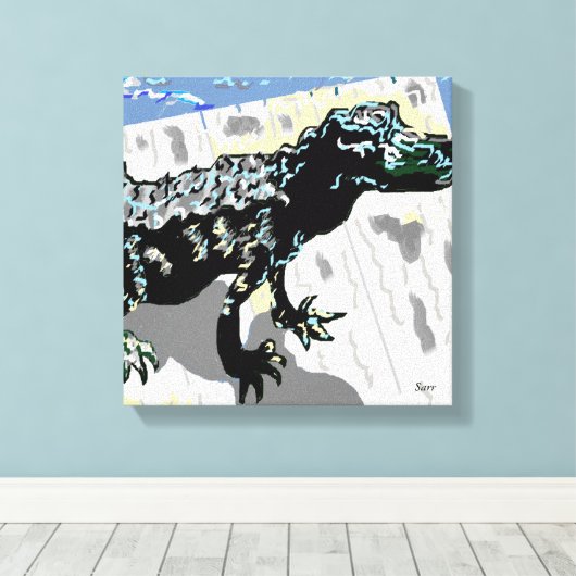 Original Art Work/Prints von Sarr Leinwanddruck (Insitu (Holzboden))