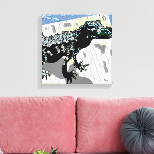 Original Art Work/Prints von Sarr Leinwanddruck (Insitu (Wohnzimmer))