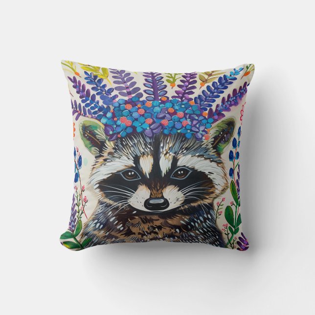 Original Artwork Series, Raccon Kissen (Vorderseite)