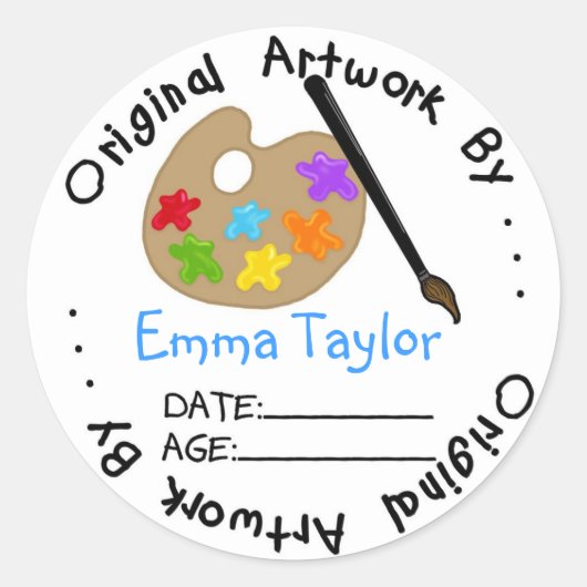 Original Artwork Stickers (Vorderseite)