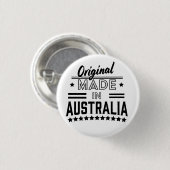 Original aus Australien Button (Vorne & Hinten)