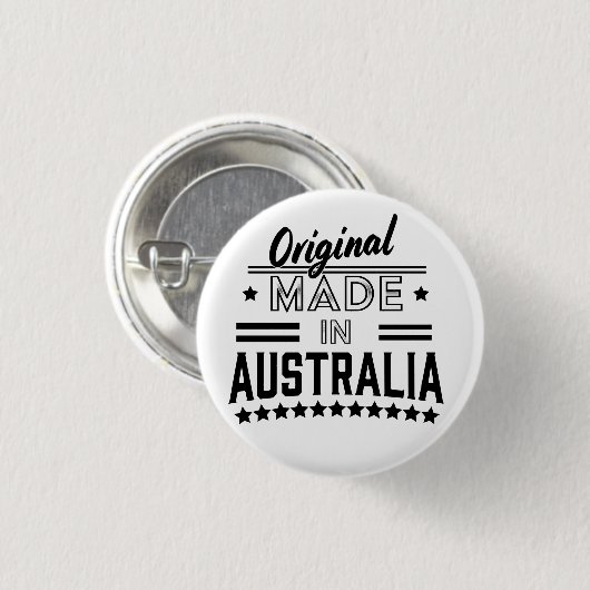 Original aus Australien Button (Vorne & Hinten)