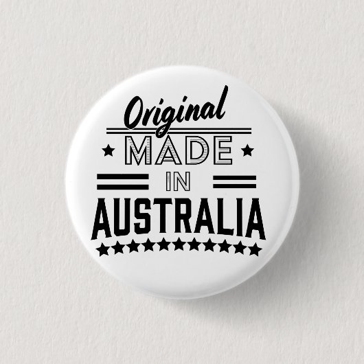 Original aus Australien Button (Vorderseite)