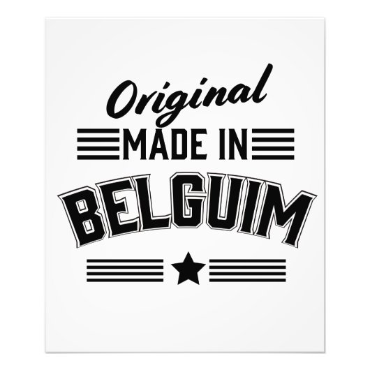 Original aus Belgien Fotodruck (Vorne)