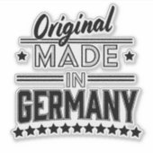 Original aus Deutschland Aufkleber (Vorderseite)