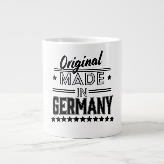 Original aus Deutschland Jumbo-Tasse (Vorderseite)