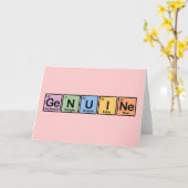 Original aus Elementen Karte (Gelbe Blume)