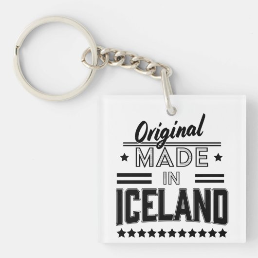 Original aus Island Schlüsselanhänger (Vorderseite)