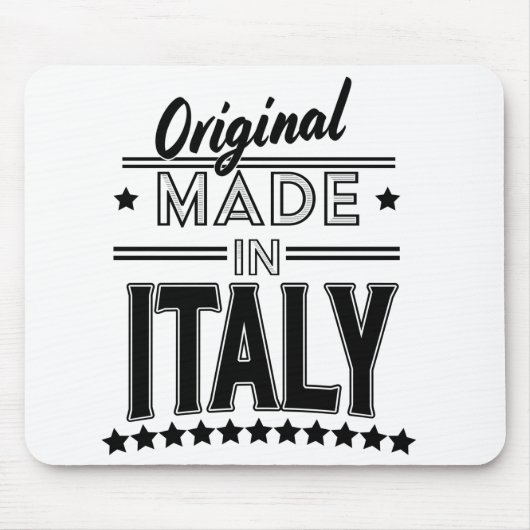 Original aus Italien Logo Mousepad (Vorne)