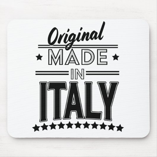 Original aus Italien Logo Mousepad (Vorne)
