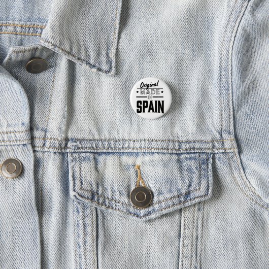 Original aus Spanien Button (Beispiel)