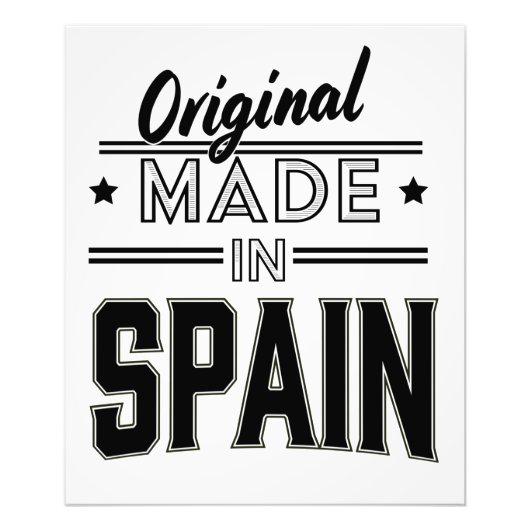 Original aus Spanien Fotodruck (Vorne)