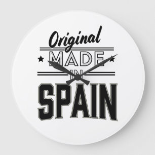 Original aus Spanien Große Wanduhr