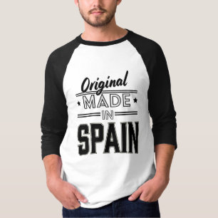 Original aus Spanien hergestellt Knopf T-Shirt