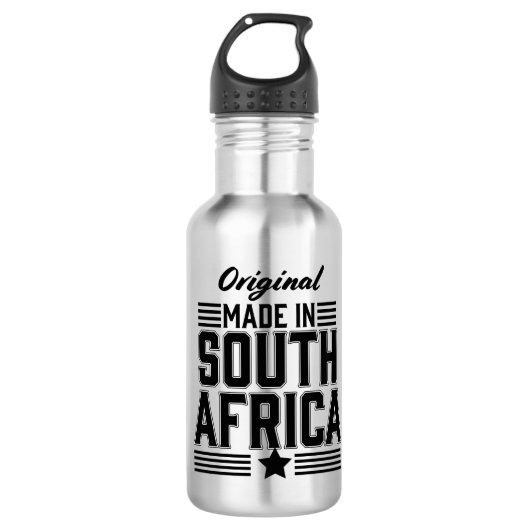 Original aus Südafrika Edelstahlflasche (Vorderseite)