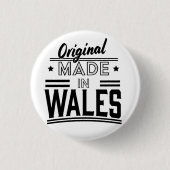 Original aus Wales Button (Vorderseite)