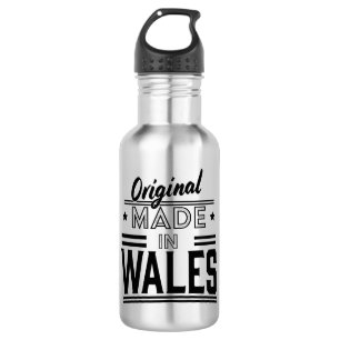 Original aus Wales Edelstahlflasche