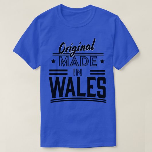 Original aus Wales T-Shirt (Design vorne)