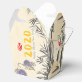 Original Bamboo Rats bemalt chinesische Wünsche TO Geschenkschachtel (Geöffnet)