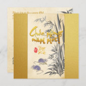 Original Bamboo Rats Lackierung Wünsche in Chinesi (Vorne/Hinten)