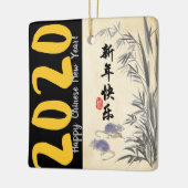 Original Bamboo Rats Lackierung Wünsche in chinesi Keramikornament