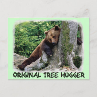 Original Baumhugger Brown Bär Postkarte