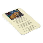 Original-Beileid-Nachricht für Hunde Magnet (Rechte Seite)