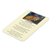 Original-Beileid-Nachricht für Hunde Magnet (Linke Seite)