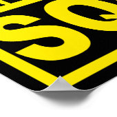 Original & Best-Selling Bobo's BEHALT IT SQUATCHY! Poster (Ecke)