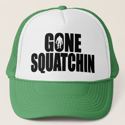 Original & Best-Selling Bobo's GONE SQUATCHIN Hat Truckerkappe (Vorderseite)