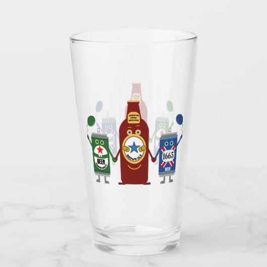 Original Bierliebhaber Geschenke Glas (Vorderseite)
