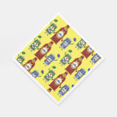 Original Bierliebhaber Geschenke Serviette (Ecke)