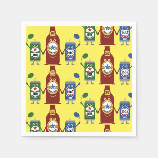 Original Bierliebhaber Gift Napkin Serviette (Vorderseite)