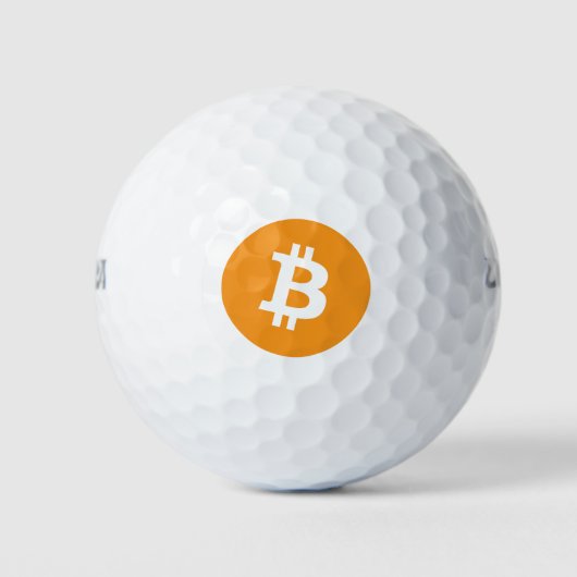 Original Bitcoin (BTC)-Logo Golfball (Vorderseite)