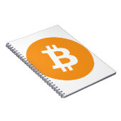 Original Bitcoin (BTC)-Logo Notizblock (Rechte Seite)