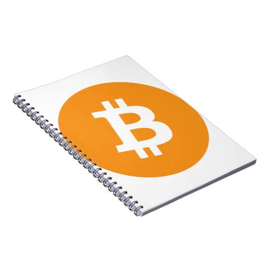 Original Bitcoin (BTC)-Logo Notizblock (Rechte Seite)
