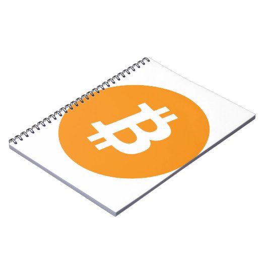 Original Bitcoin (BTC)-Logo Notizblock (Linke Seite)