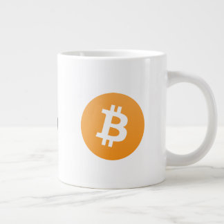 Original Bitcoin-Logo Große Kaffee-Tasse Jumbo-Tasse