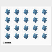 Original Blau BLUE COINS Aufkleber Grafik (Blatt)